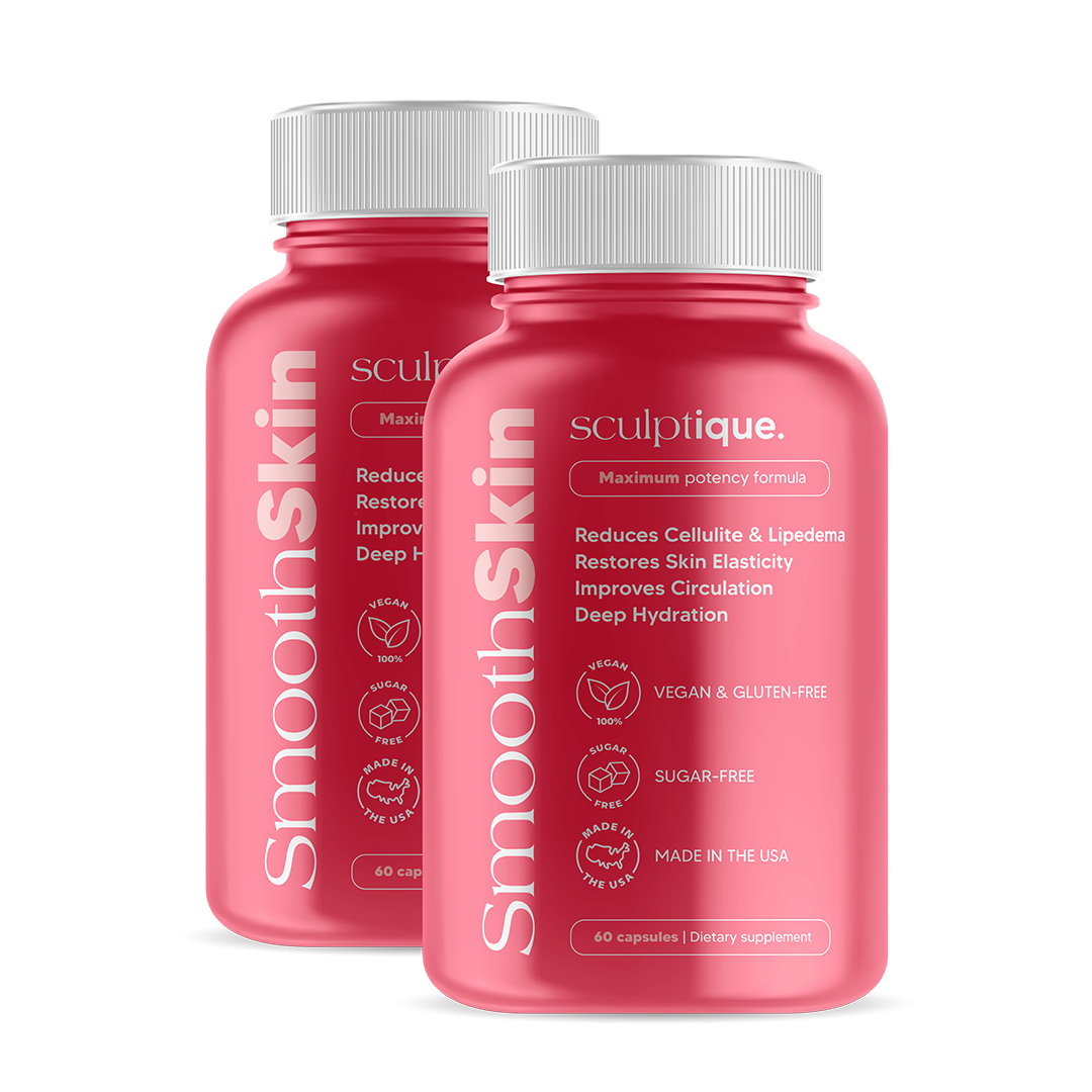 Advanced Sculptique Anti-Cellulite & Lipedema Capsules: Skin Smoothing Formula (2-Pack)