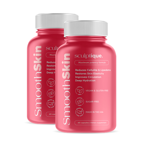 Advanced Sculptique Anti-Cellulite & Lipedema Capsules: Skin Smoothing Formula (2-Pack)