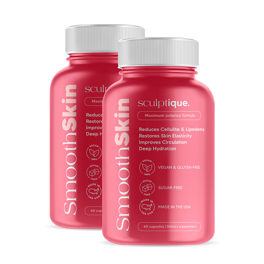 Advanced Sculptique Anti-Cellulite & Lipedema Capsules: Skin Smoothing Formula (2-Pack)