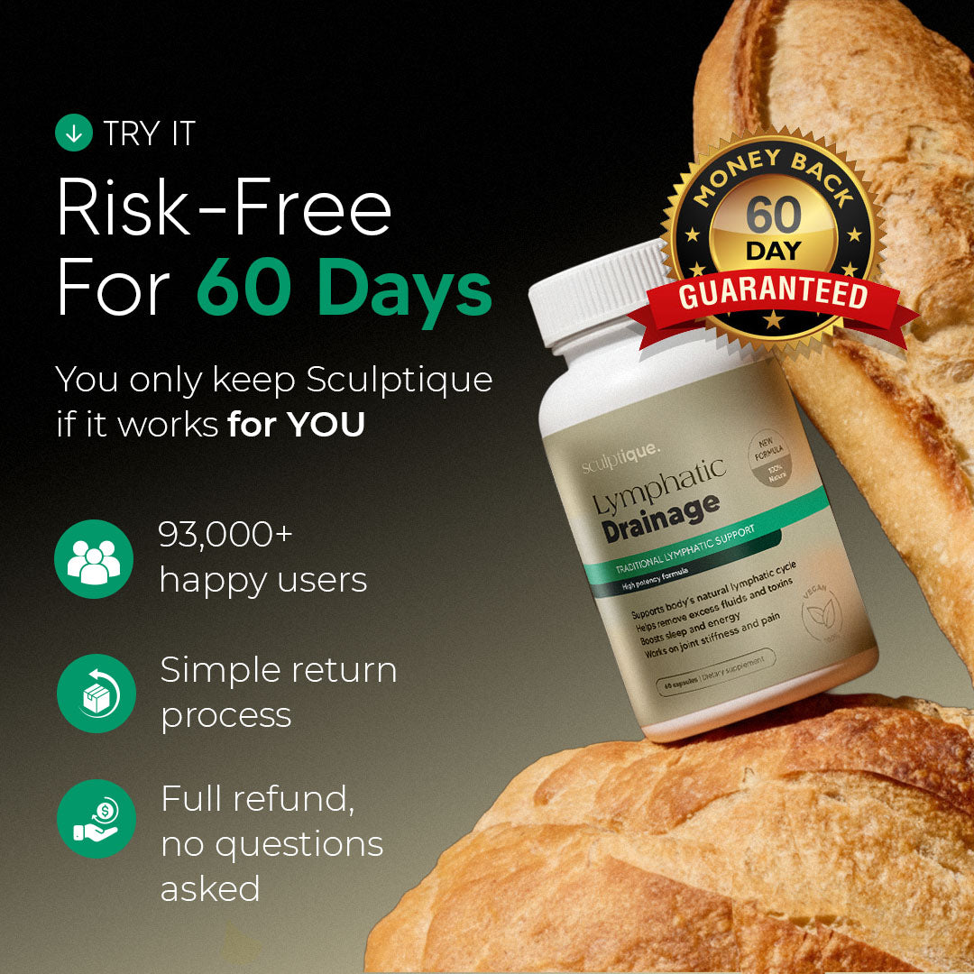 Maximum Potency Lymphatic Drainage Capsules for Cellulite Reduction & Skin Firming